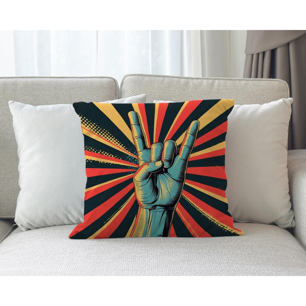 Amazon.com: Moslion Music Pillows Decorative Throw Pillow Cover